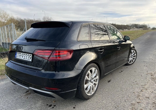 Audi A3 cena 47900 przebieg: 240000, rok produkcji 2013 z Trzebnica małe 466